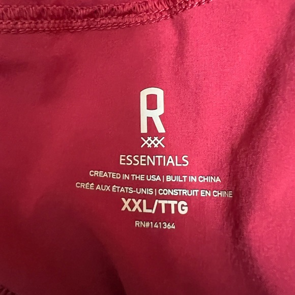 RHONE Essentials 7" Training Shorts Unlined Mens XXL 2XL Red - Picture 6 of 10